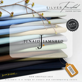 Junaid Jamshed (Silver Finished Paper Cotton )